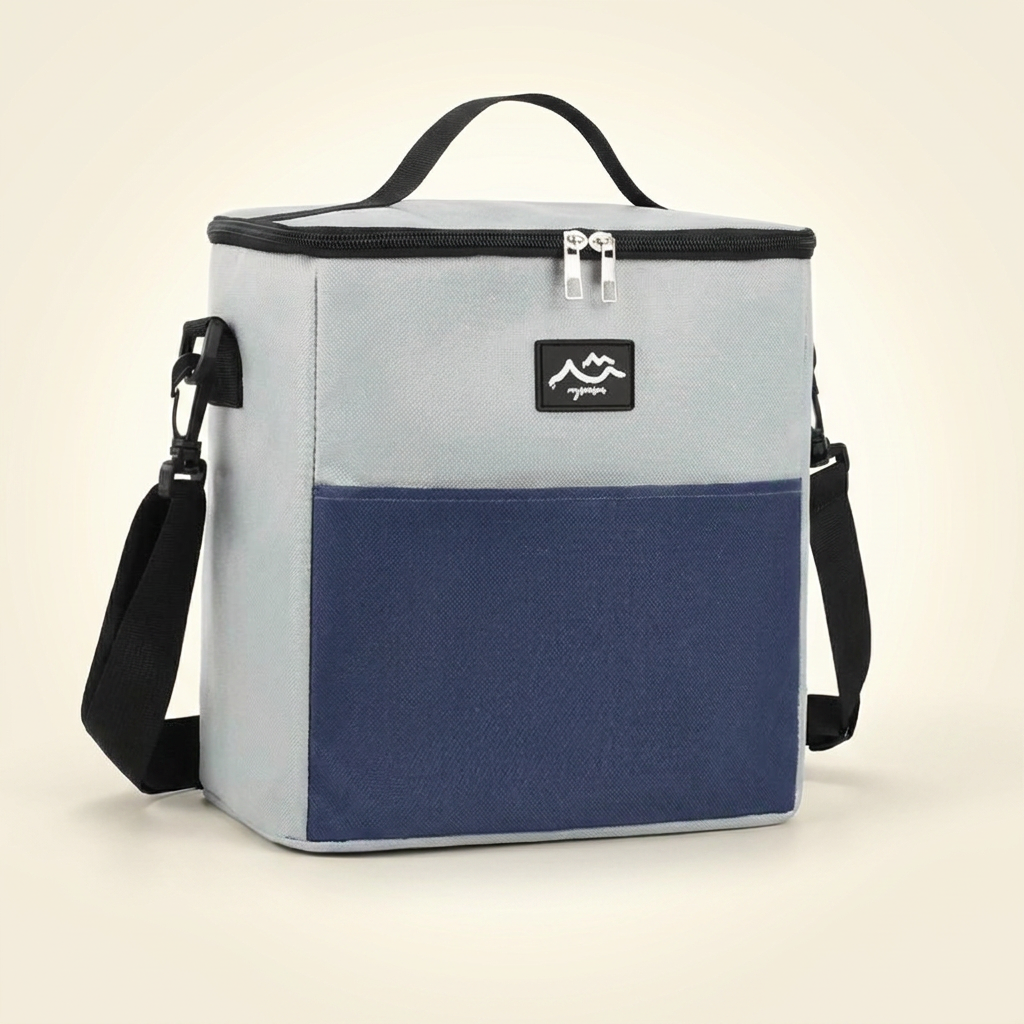 Sac isotherme repas bandoulière - angle 3 - photo studio