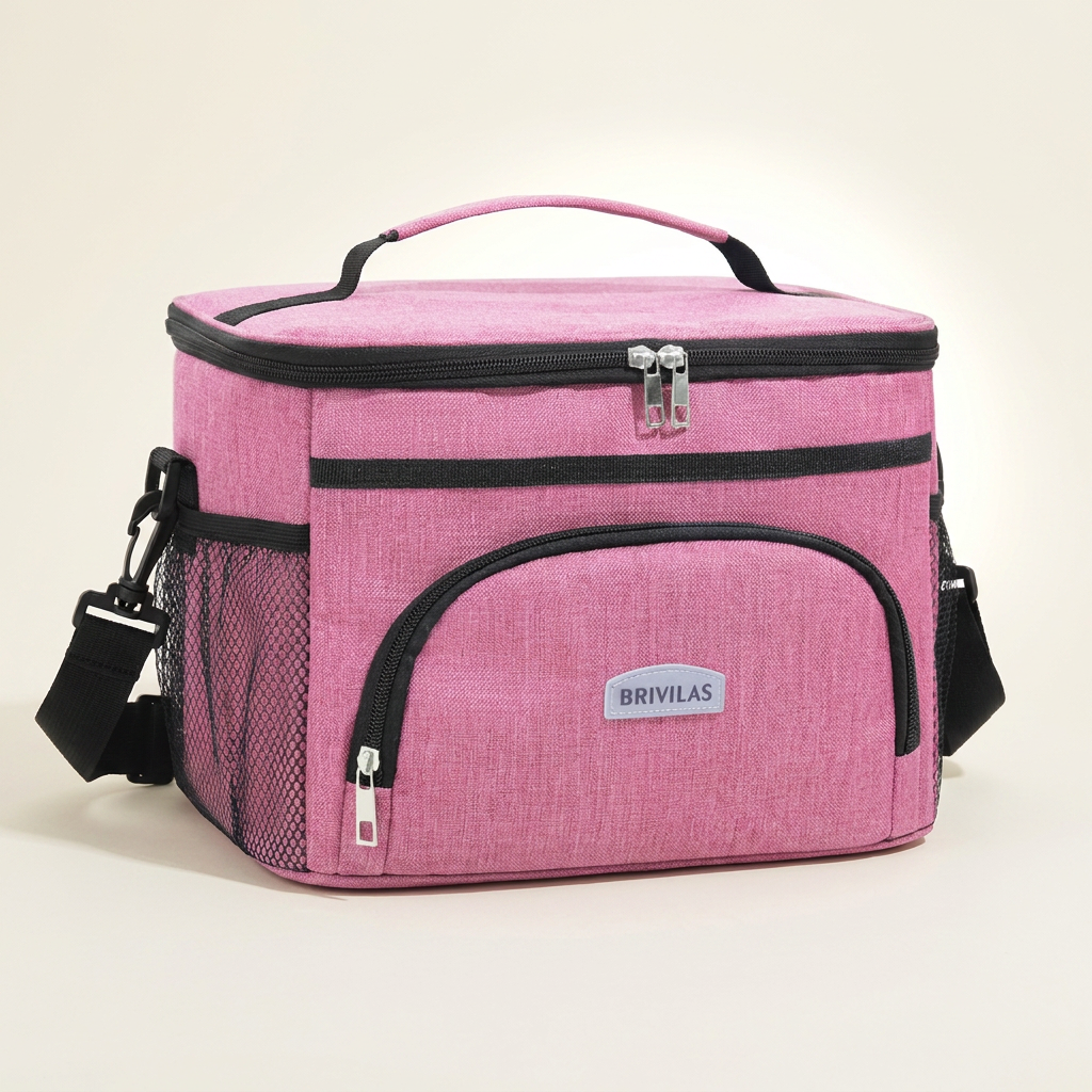 Sac isotherme bandoulière taille intermédiaire - angle 6 - photo studio