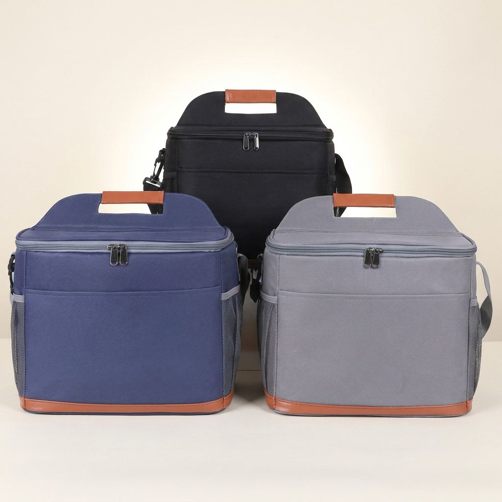 Sac isotherme repas portable - angle 2 - photo studio