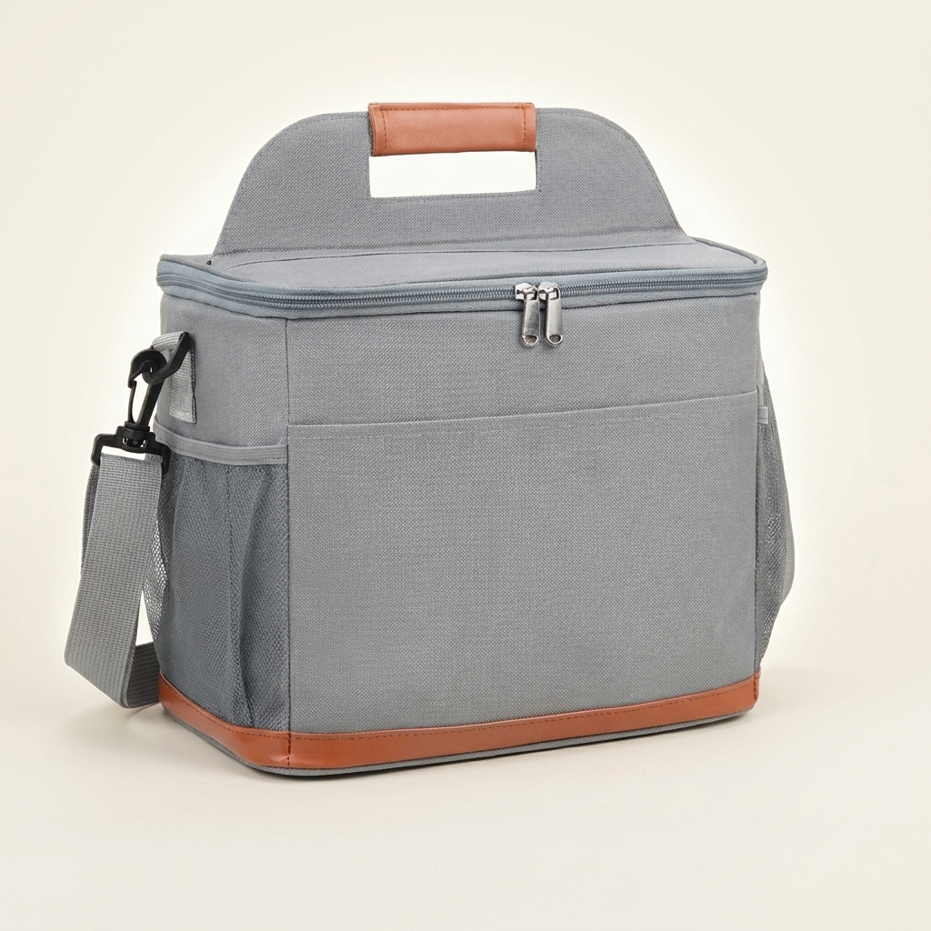 Sac isotherme repas portable - angle 3 - photo studio