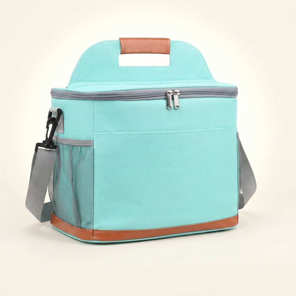 Sac isotherme repas portable - angle 6 - photo studio